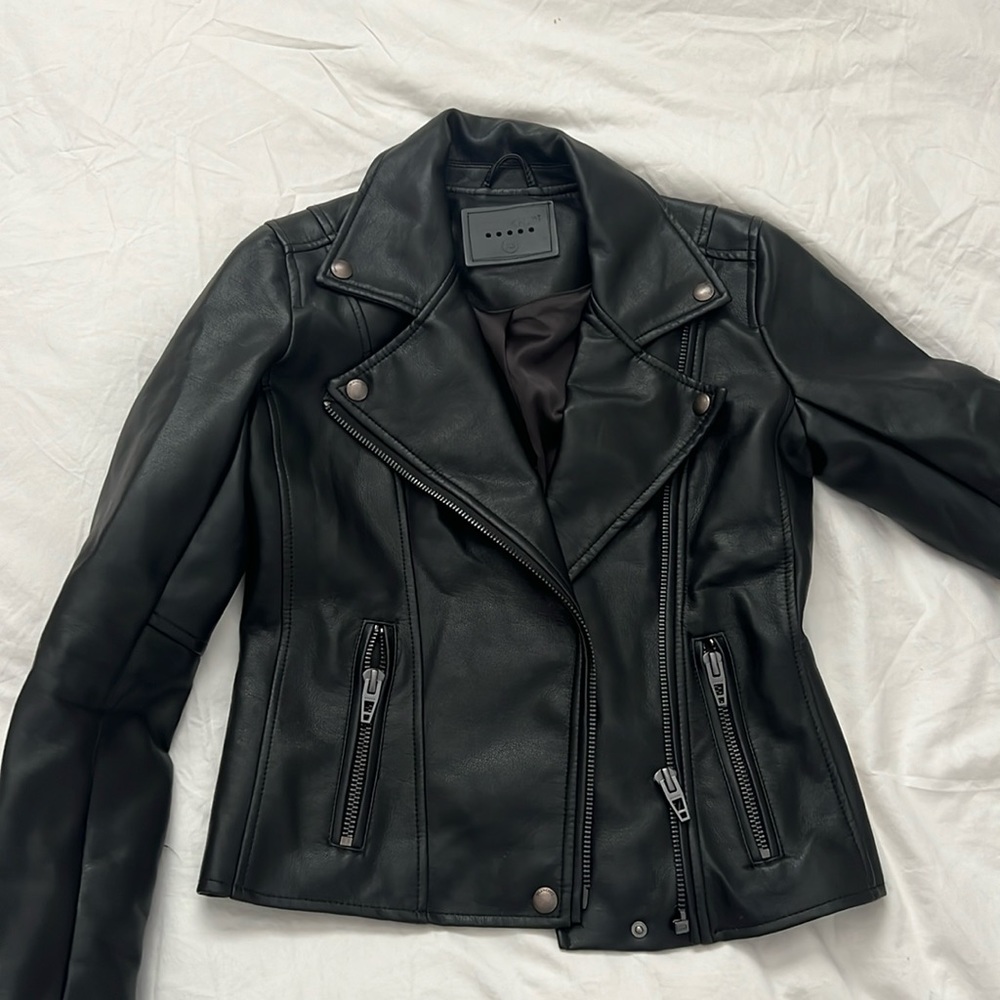 Blank NYC vegan leather jacket